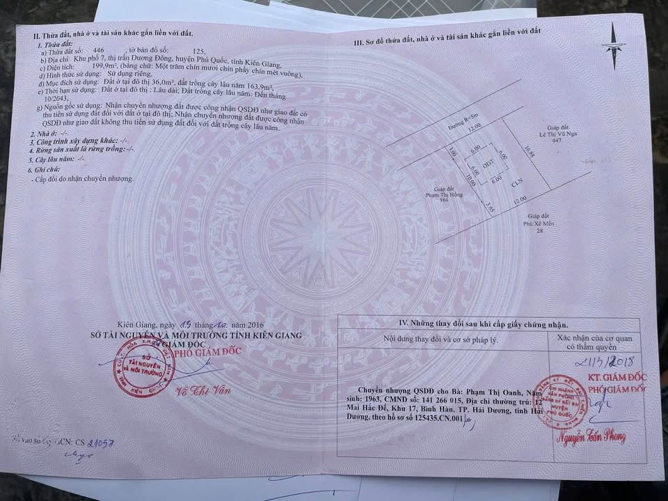 Đất nền Dương Đông Phú Quốc 199m² giá 8.7 tỷ - Vị trí đắc địa gần biển!