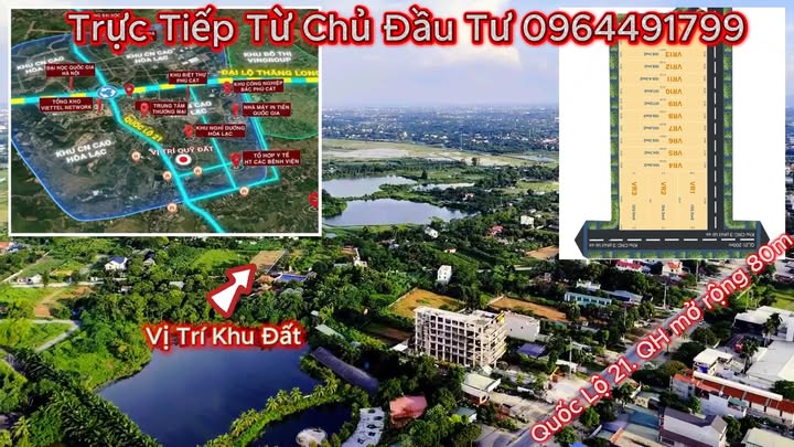 Đất dự án Phú Cát, Thạch Thất, Hà Nội 100m² - Đầu tư sinh lời không thể bỏ lỡ!