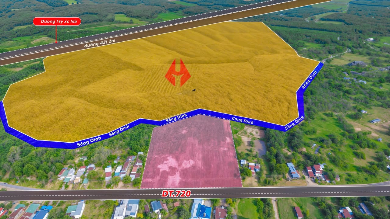 Đất mặt tiền DT.720 Tân Phúc 140.000m² giá 30 tỷ - Cơ hội đầu tư tuyệt vời!