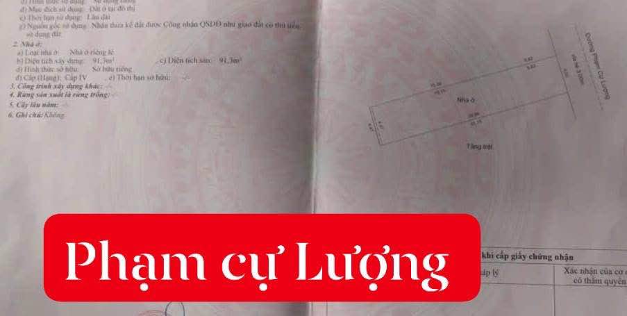 Đất nền Phạm Cự Lượng, Đà Nẵng 217m² giá 30 tỷ - Đầu tư sinh lời hấp dẫn!