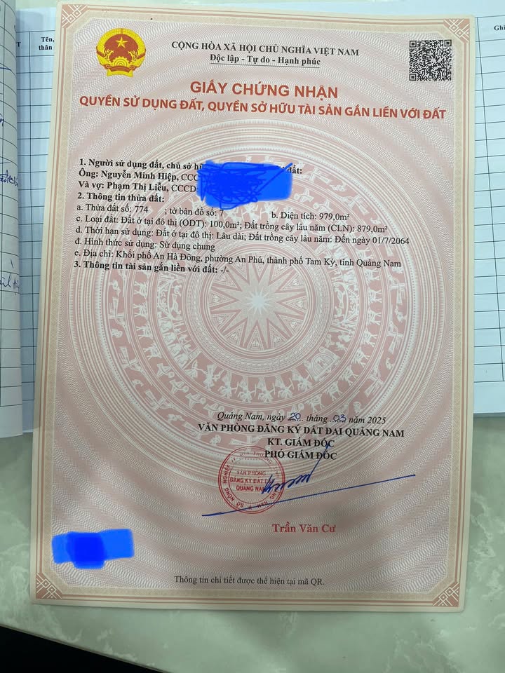 Nhà cấp 4 tại phường Quảng Phú, Tam Kỳ 1000m² - Đầu tư sinh lời tiềm năng!