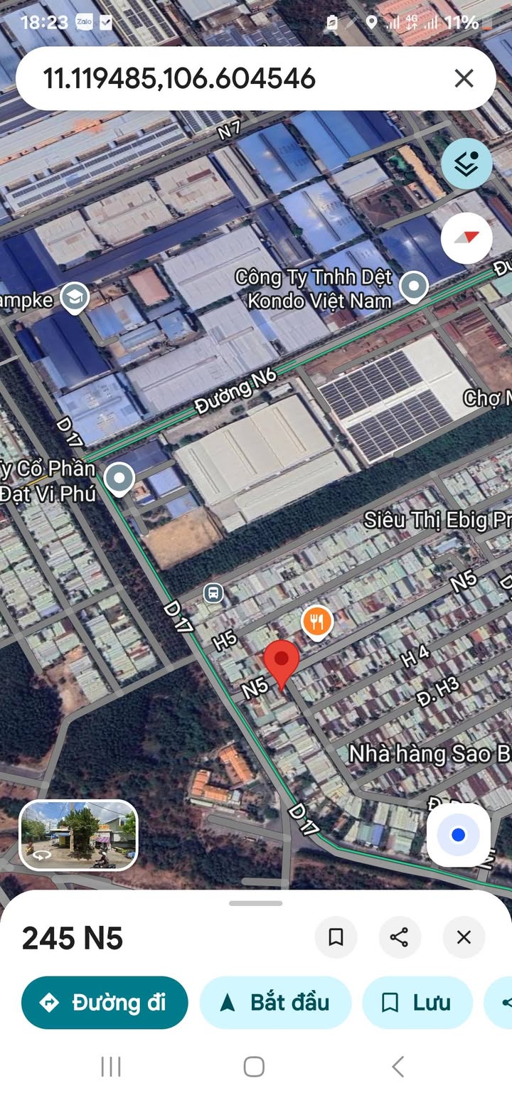 Đất nền Tân Định, Bến Cát 200m² giá 9.6 tỷ - Đầu tư sinh lời ngay!