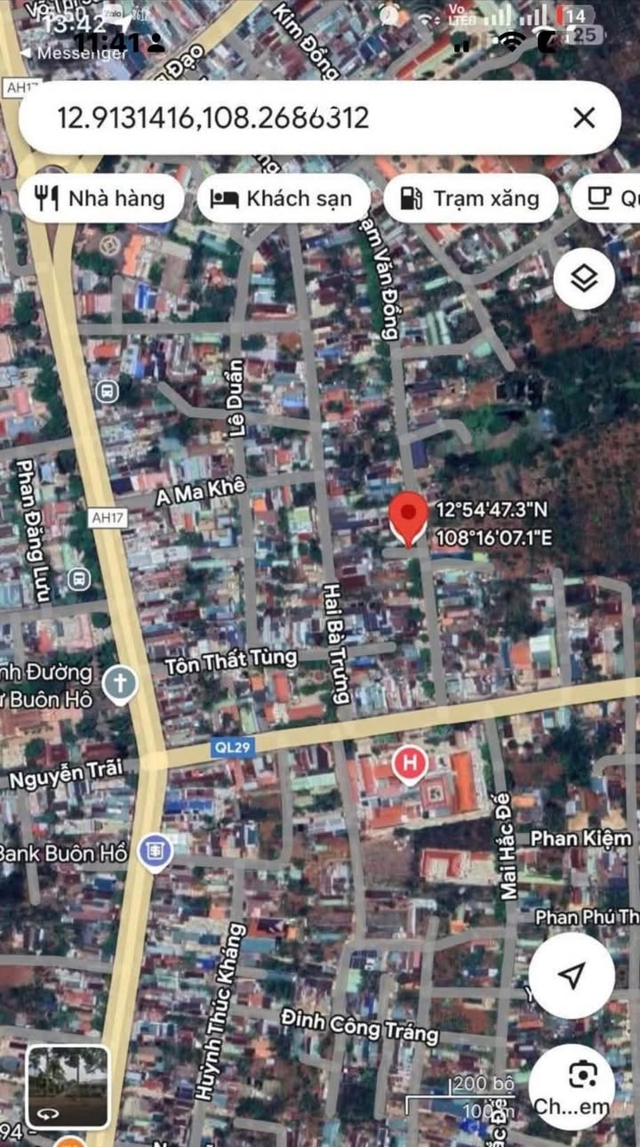 Đất nền thổ cư 192m² đường Phạm Văn Đồng, Buôn Hồ - Giá chỉ 19.84 tỷ!