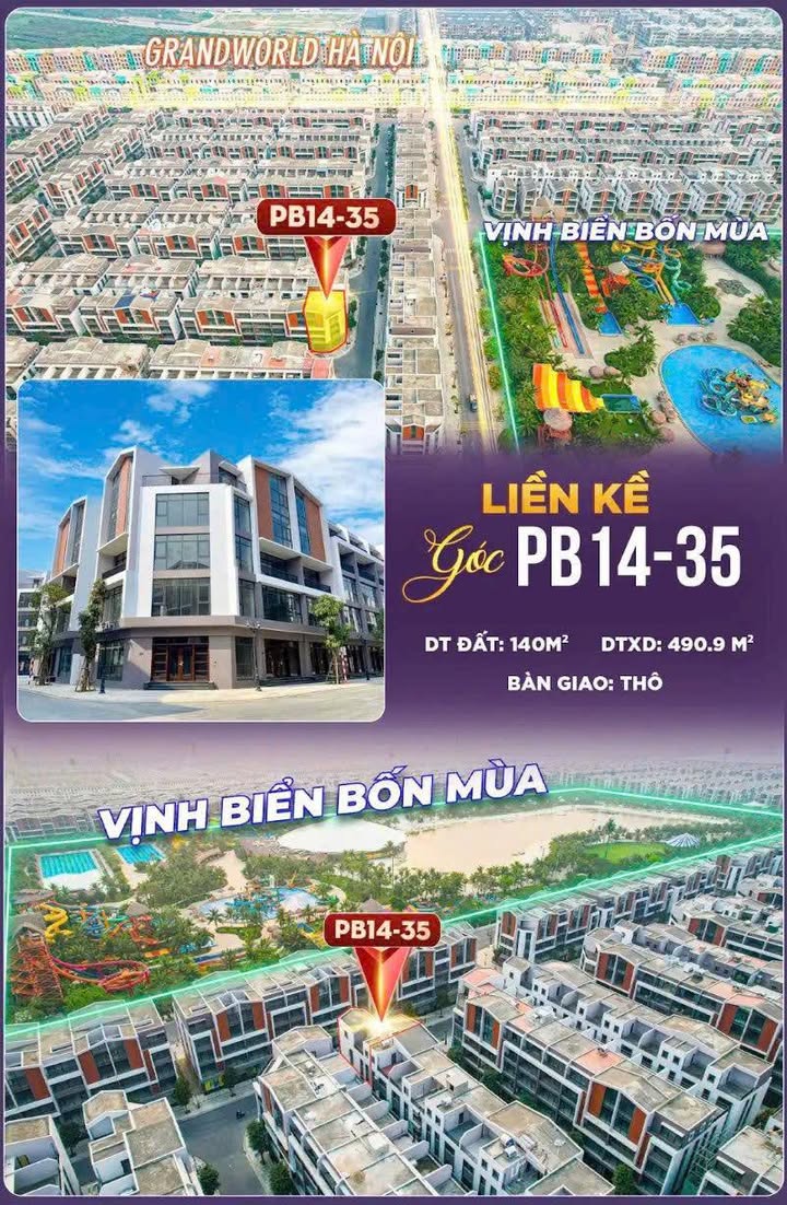 Shophouse liền kề góc Paradise Bay 140m² giá 23.088 tỷ - Vị trí đắc địa đón đầu tương lai!