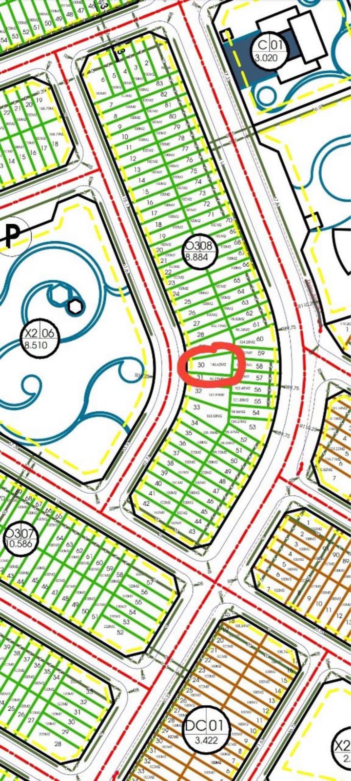 Đất nền KDC 577 Trương Quang Trọng 146.6m² - Nở hậu, hướng Tây