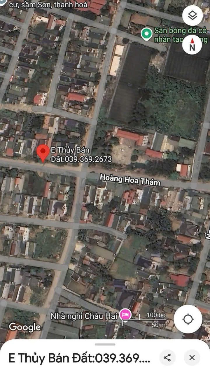 Đất nền đường Hoàng Hoa Thám, Quảng Cư, Sầm Sơn 112m² giá 2 tỷ - Cơ hội đầu tư hấp dẫn!