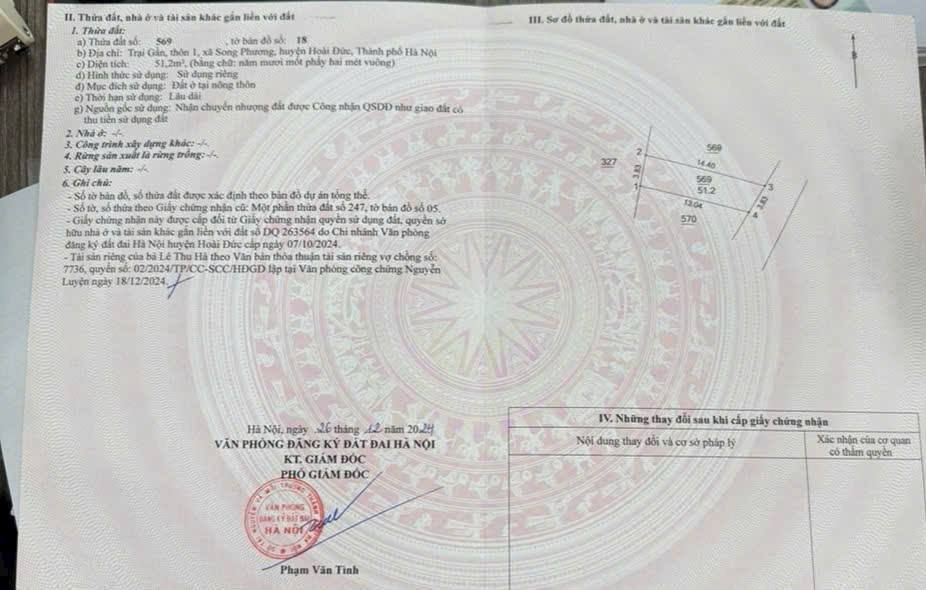 Đất nền Song Phương 51m² giá thỏa thuận - Ô tô tải vào tận nơi!