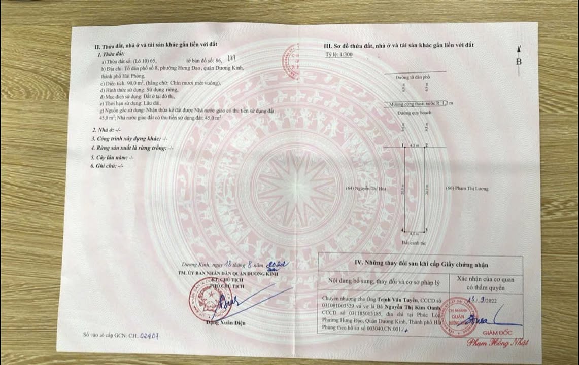 Đất nền Phương Lung, Hưng Đạo 90m² giá 2 tỷ - Mặt đường nhựa, tiện ích đầy đủ!