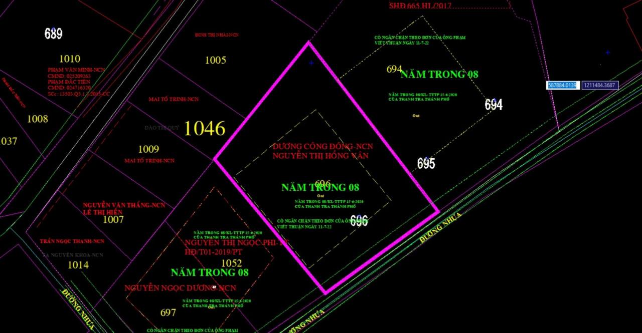 Đất nền xã Tân Phú Trung, Củ Chi 2200m² giá 14.5 tỷ - Sổ đỏ chính chủ, thuận tiện làm kho xưởng!