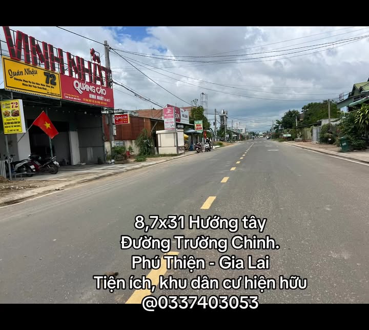 Đất nền Trường Chinh, Phú Thiện 269.7m² - Vị trí đắc địa, giá thỏa thuận!