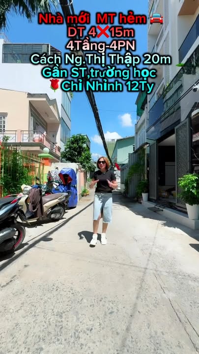 Nhà 4 Tầng Mới Xây 2025 Trên Đường Nguyễn Thị Thập, Q7 - Tiện Nghi Đầy Đủ, Giá 12 Tỷ!