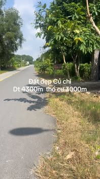 Đất nền Củ Chi 430m² giá thỏa thuận - Mặt tiền đường Bà Thiên, xe container vào tận nơi!