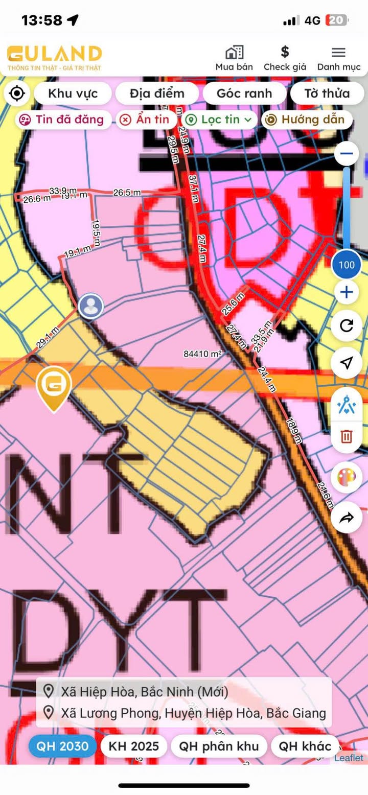 Đất nền góc 2 mặt tiền 121m² tại Danh Thắng, Hiệp Hòa - Cơ hội đầu tư tuyệt vời!