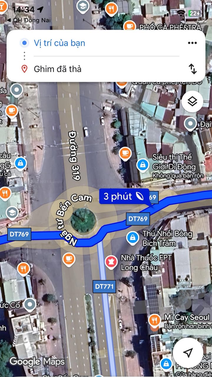 Bán mặt tiền FrontHouse Lý Thái Tổ 135m² giá 12 tỷ - Khu vực VIP Nhơn Trạch