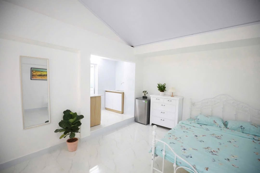 Căn hộ studio cho thuê ngay ngã 5 Đại Học P8 Đà Lạt - Đầy đủ nội thất chỉ 3.8 triệu!