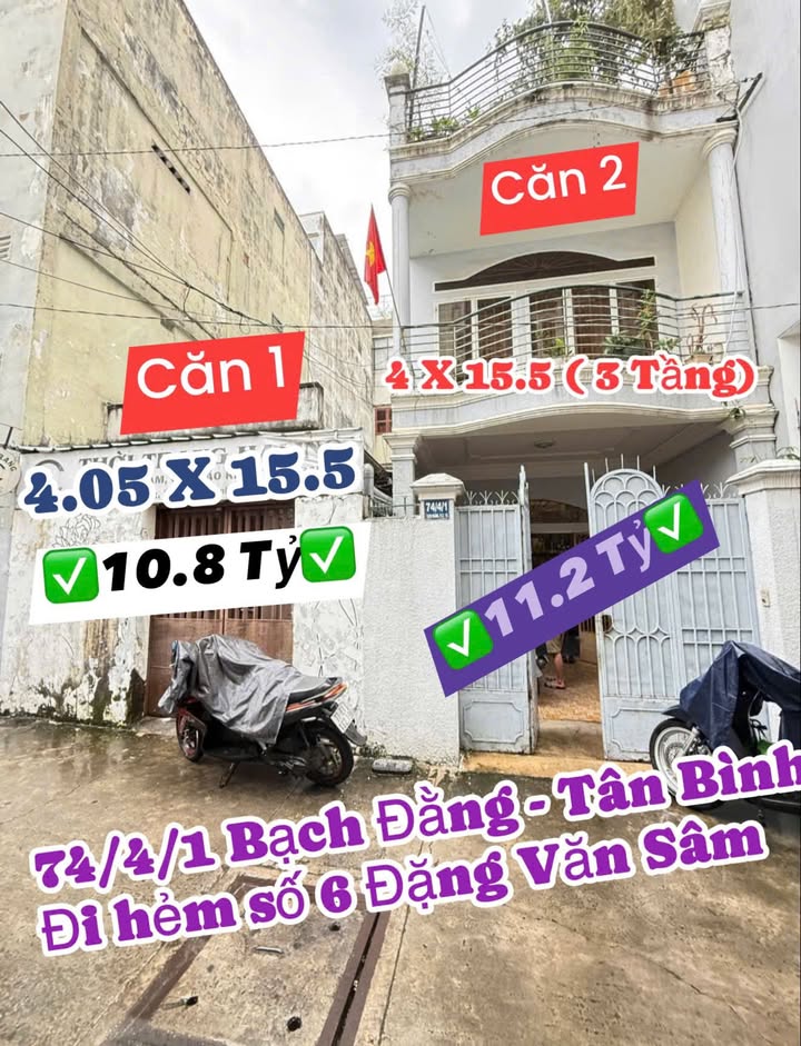 Nhà riêng Tân Bình 127m² giá 10.8 tỷ - Sát sân bay, hẻm rộng 6m!