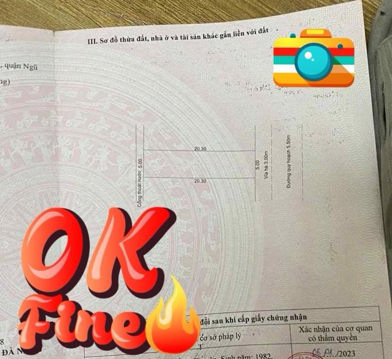 Đất nền Tái định cư Bá Tùng mở rộng Đà Nẵng 101.5m² - Mặt tiền đường 5.5m, giá thỏa thuận!