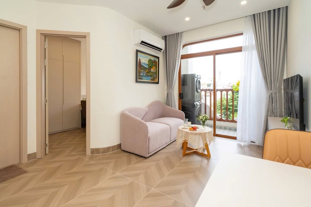 Căn hộ 1PN Đà Nẵng 15 triệu - Gần biển Mỹ Khê, full nội thất sang trọng!