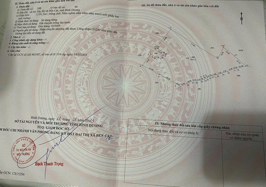 Đất nền An Tây Bến Cát 5000m² - Cần bán gấp, giá thỏa thuận!