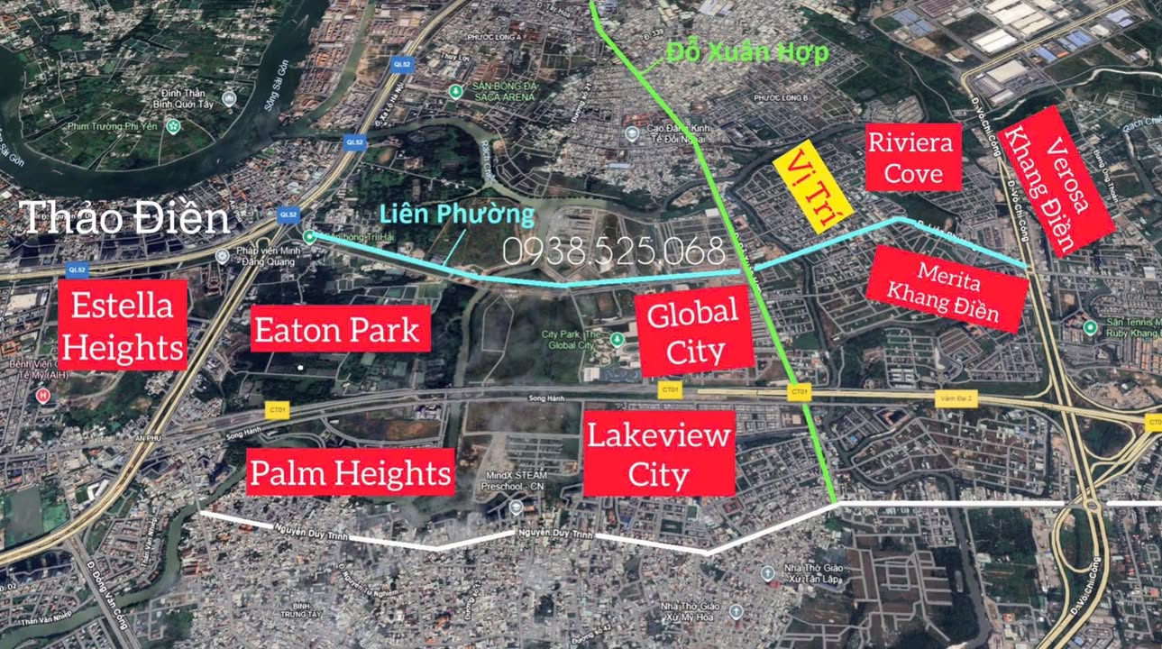 Đất Giáo Dục Q9 2045m² giá 48 tỷ - Lô góc 2 mặt tiền đắc địa!