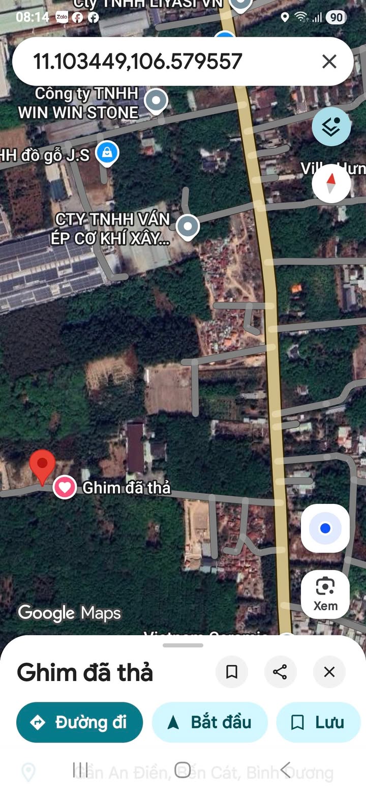 Đất nền Long Nguyên Bến Cát 200m² giá 870 triệu - Cơ hội đầu tư hiếm có!