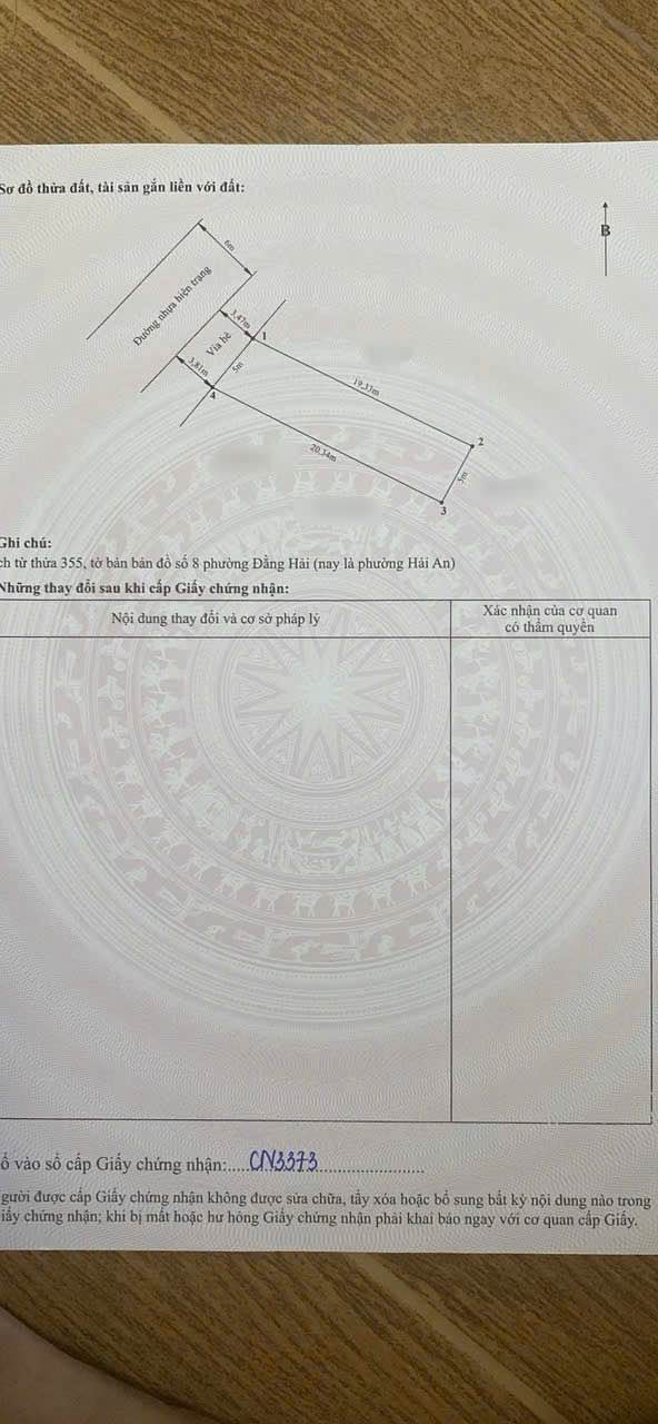 Đất nền Bùi Viện, Hải An 97.7m² giá 6.208 tỷ - Vị trí kinh doanh đắc địa!