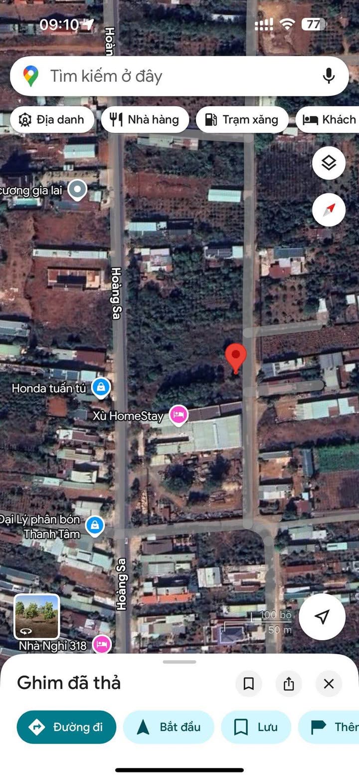 Đất nền giá tốt tại đường Hoàng Sa, Pleiku 200m² - Sổ hồng chính chủ, đường ô tô rộng rãi!