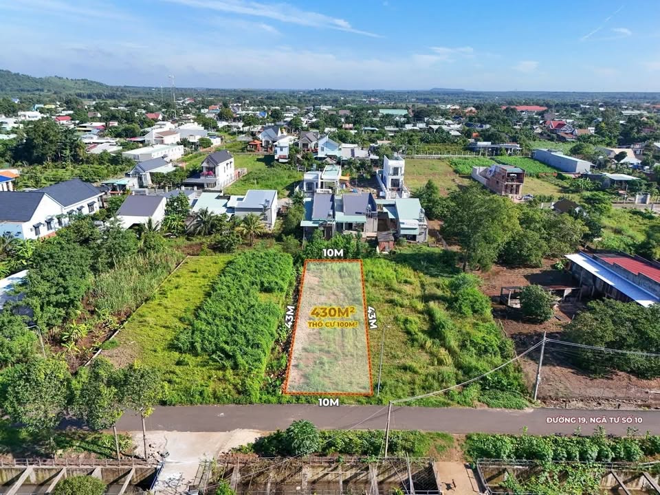 Đất thổ cư 430m² mặt tiền đường 19, Suối Nghệ, Châu Đức - Đầu tư sinh lời ngay!
