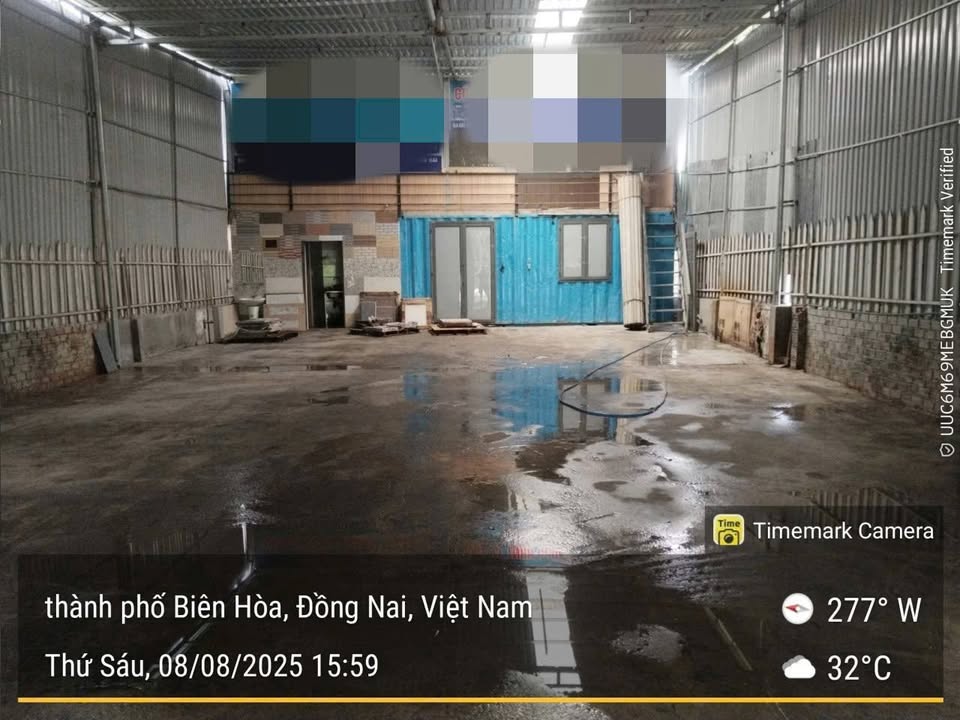 Cho thuê xưởng Biên Hòa 300m² giá 6 triệu - Mặt tiền đường 768, thuận tiện kinh doanh!