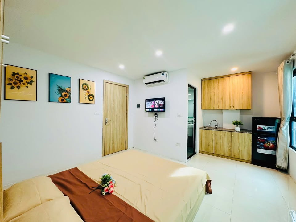 Cho thuê Studio tại Ngõ 175 Nguyễn Khang, Cầu Giấy - Nội thất đầy đủ, chỉ việc vào ở!