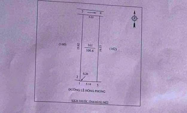 Nhà mặt đường Lê Hồng Phong, Vinh 106m² giá 19 tỷ - Đầu tư sinh lời ngay!