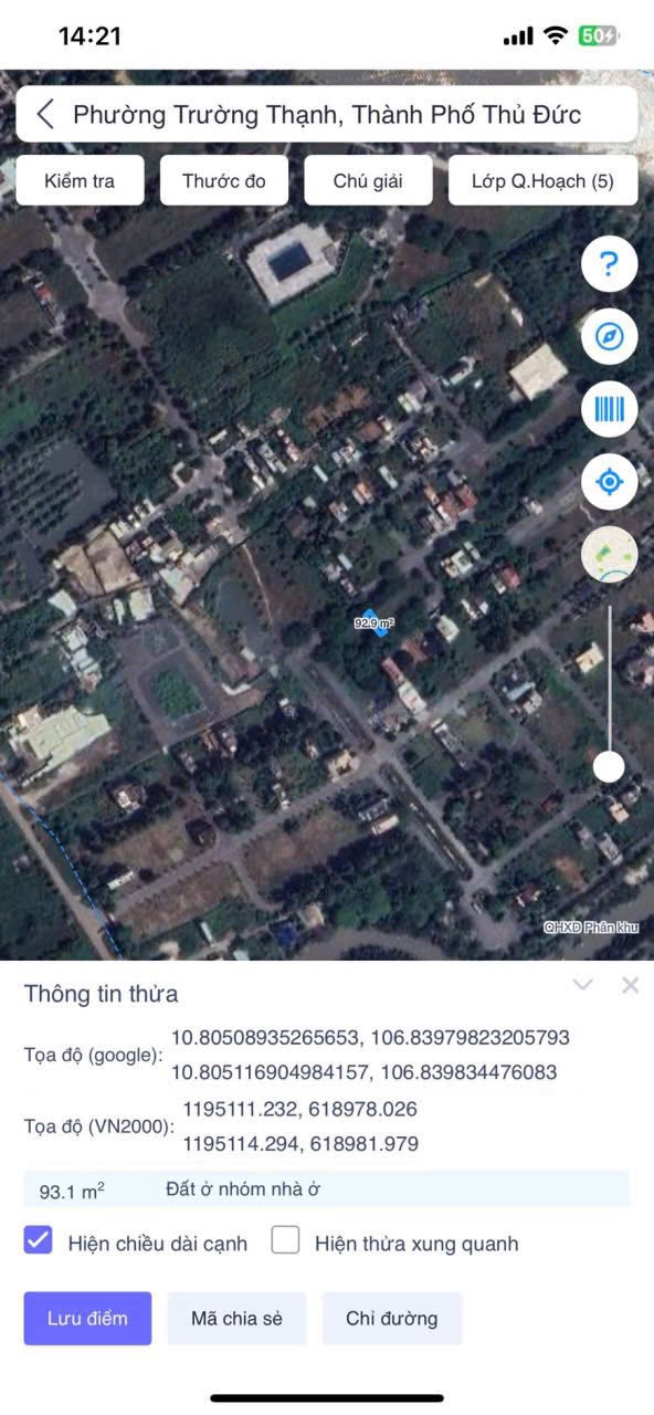 Đất nền 2 mặt tiền đường Tam Đa, Q9 - Diện tích 93m², giá 4.85 tỷ - Đầu tư sinh lời!