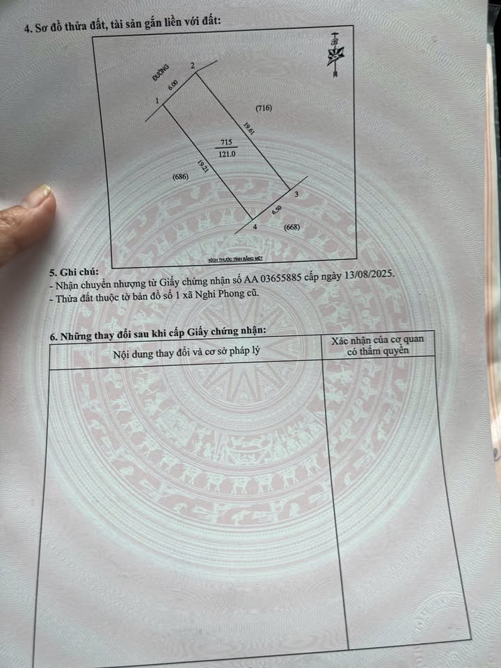 Bán đất 121m² tại xóm 2 Nghi Phong - Giá chỉ 2.2 tỷ, vị trí đắc địa!