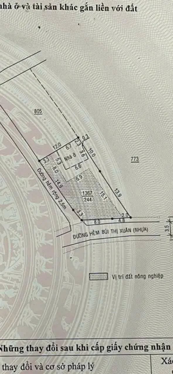 Nhà cấp 4 Hẻm 233 Bùi Thị Xuân 264m² giá 3.75 tỷ - Đầu tư sinh lời hấp dẫn!