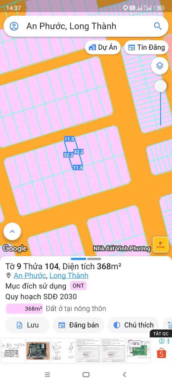 Bán lô biệt thự khu tập thể Bộ Công An An Phước 368m² giá 5.8 tỷ - Đầu tư lý tưởng!