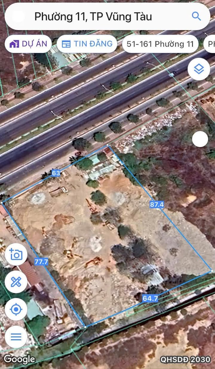 Đất nền 2 mặt tiền đường 2 tháng 9, phường 11, Vũng Tàu 5237m² - Cơ hội đầu tư tuyệt vời!