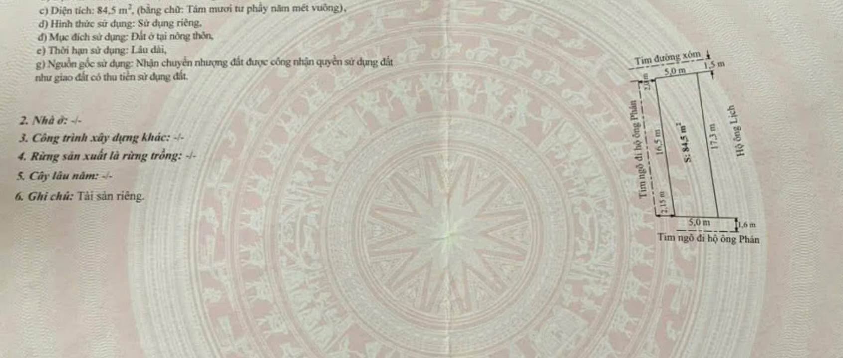 Lô đất đẹp Vĩnh Khê, An Đồng 84.5m² giá chỉ 3.7 tỷ - Tiềm năng tăng giá lớn!