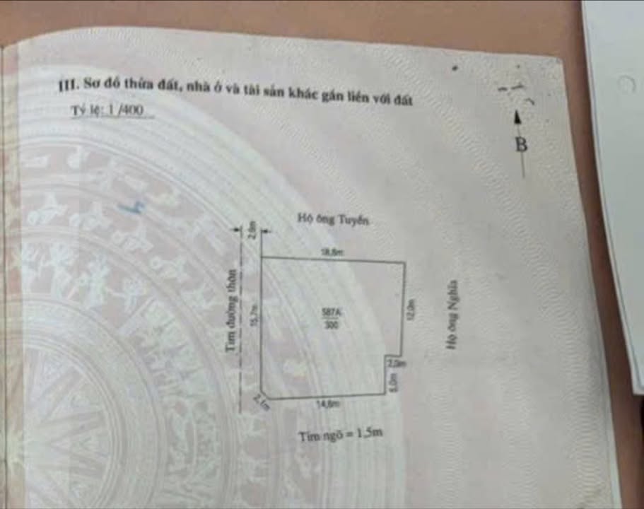 Đất 2 mặt tiền Đoàn Tiến, An Dương 300m² giá 3 tỷ - Cơ hội đầu tư tốt!