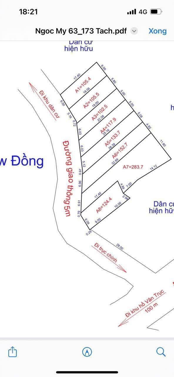 Đất nền Ngọc Mỹ, Lập Thạch 125m² giá chỉ từ 550 triệu - Đầu tư sinh lời ngay!