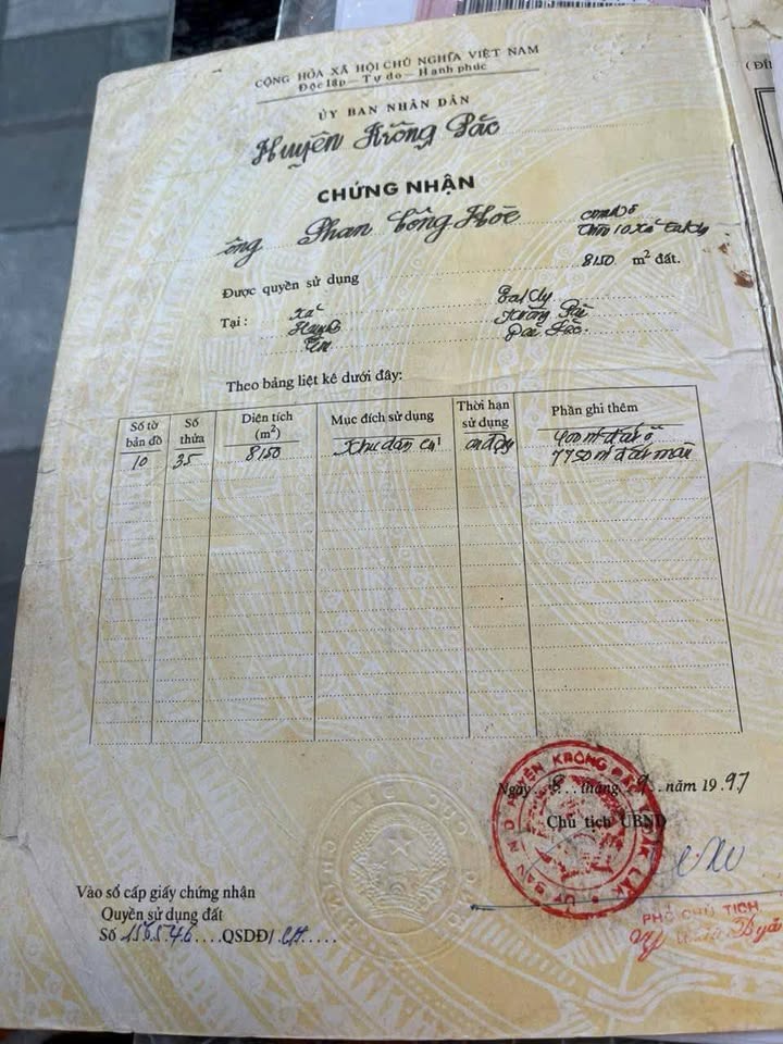 Đất thổ cư 400m² tại Ea Kly, Krông Pắc - Giá chỉ 1.25 tỷ