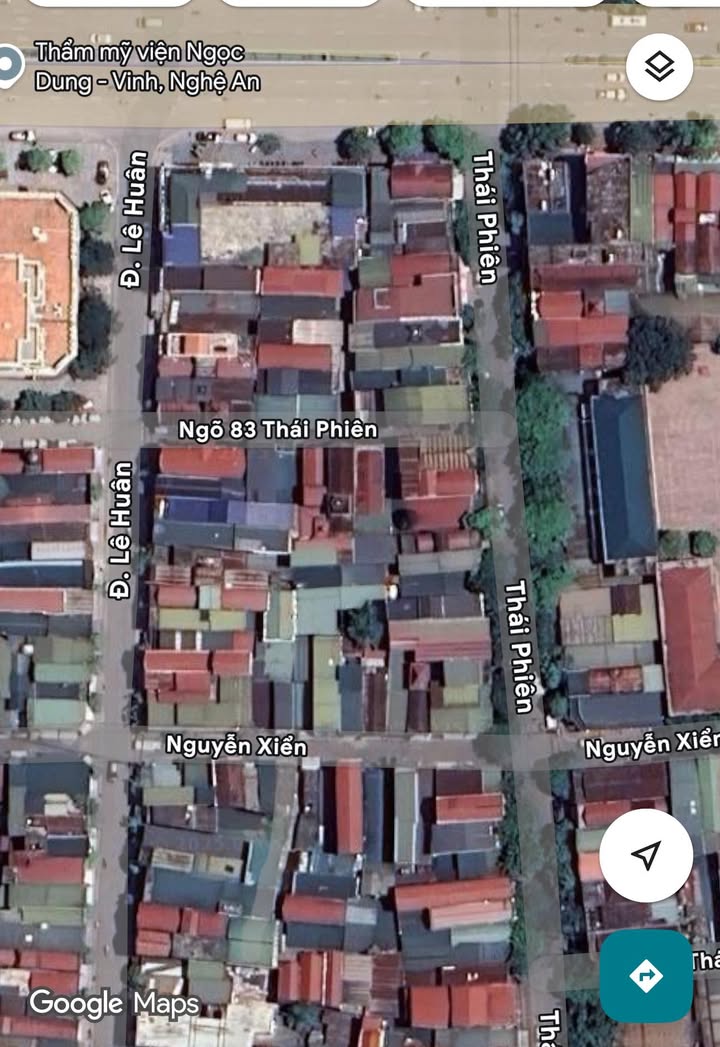 Nhà 3 tầng mặt đường Thái Phiên, Vinh 60m² giá 9 tỷ - Lô góc siêu đẹp, kinh doanh sầm uất!