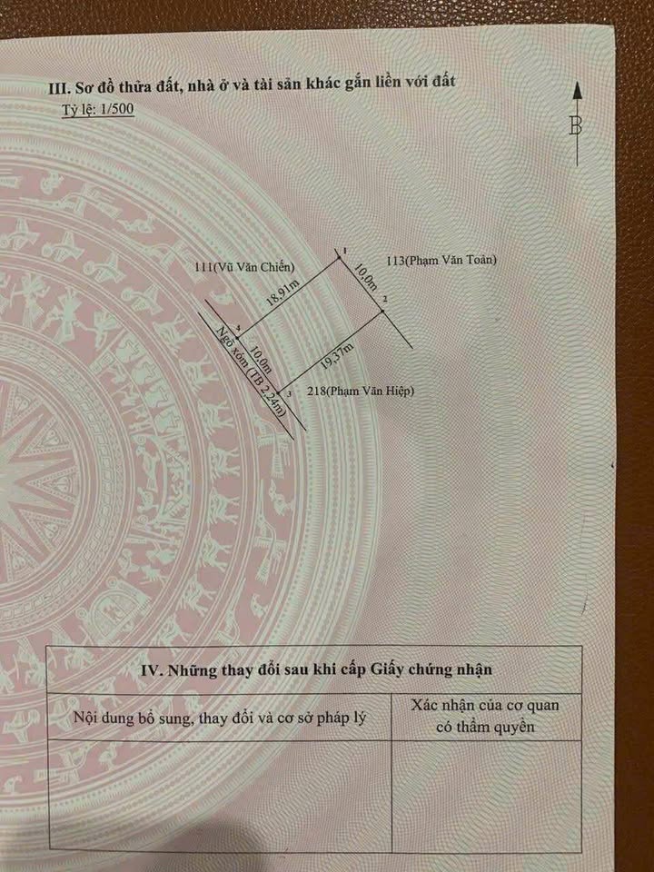 Đất nền đẹp tại thôn Đốc Hành, xã Toàn Thắng, Tiên Lãng, Hải Phòng - Sổ đỏ chính chủ, giá thỏa thuận!