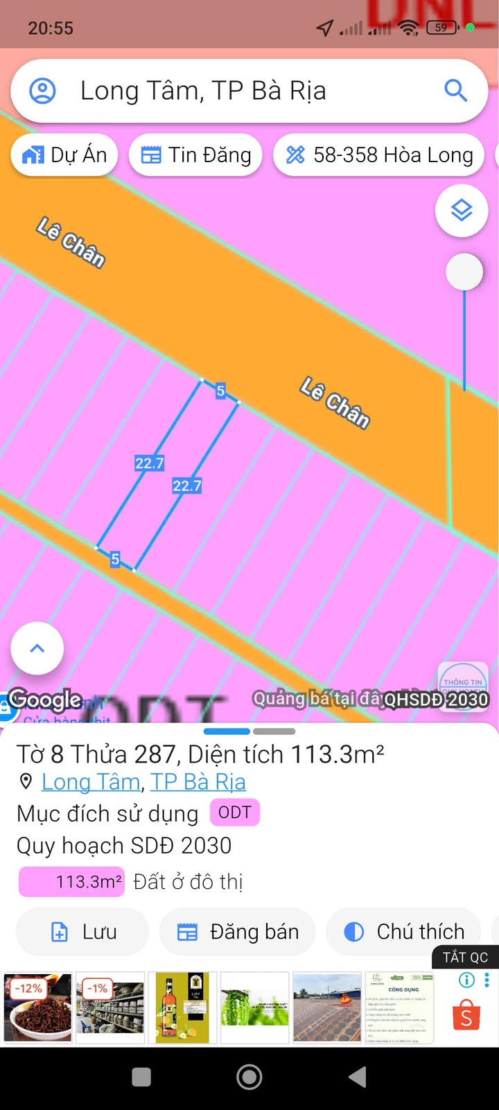 FrontHouse mặt tiền đường Lê Chân Bà Rịa 113m² giá 3 tỷ - Đối diện công viên tuyệt đẹp!