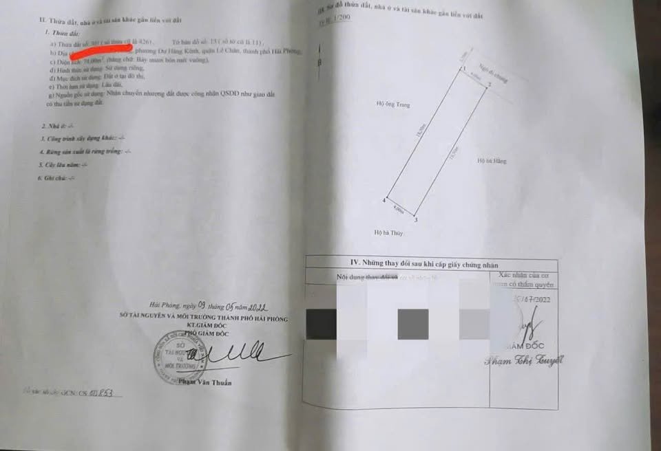 Đất tặng nhà cấp 4 tại phố Hồ Sen, Lê Chân 74m² giá 4.85 tỷ - Ô tô vào tận nơi!