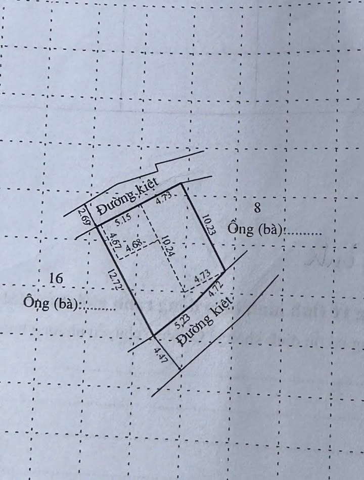 Đất hai mặt tiền Đặng Huy Trứ - TP Huế 109m² giá 2 tỷ - Cơ hội đầu tư tuyệt vời!