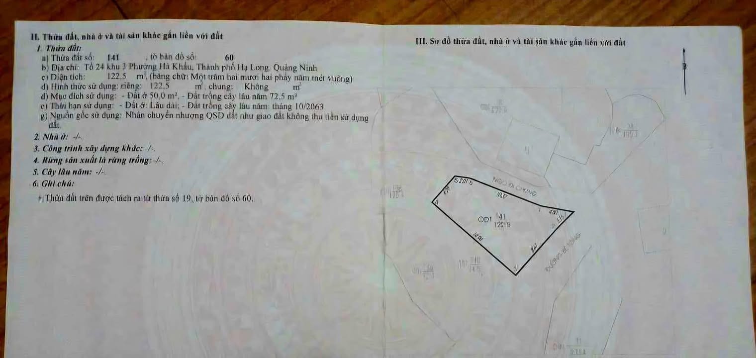 Bán đất Khu 3 Hà Khẩu, Việt Hưng 122,5m² - Sổ đỏ chính chủ, góc thoáng