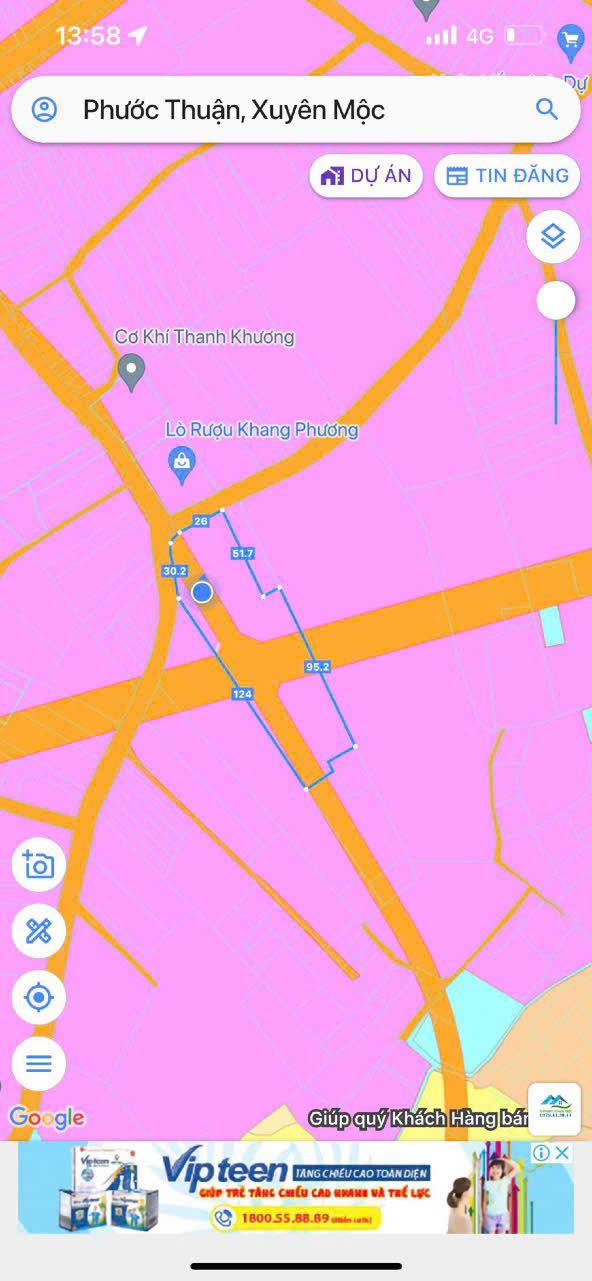 Đất Phước Thuận 21600m² giá 12.6 tỷ - Cơ hội đầu tư hấp dẫn!