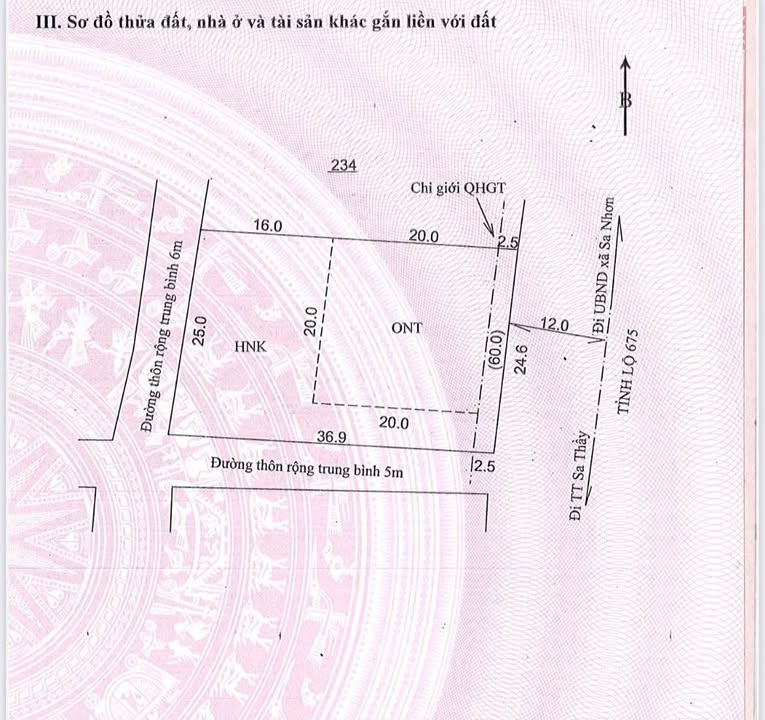 Đất nền Sa Nhơn, Sa Thầy, Kon Tum 965m² giá 2.46 tỷ - Góc 3 mặt tiền đẹp!