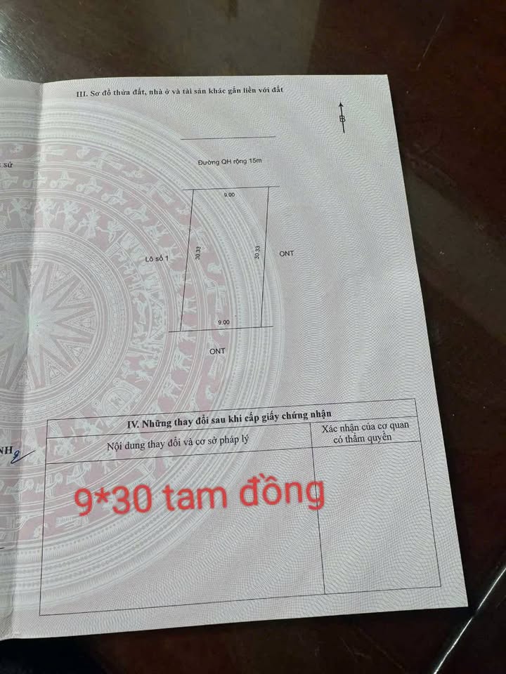 Đất nền Khu dân cư Tam Đồng, Cẩm Vịnh, 270m², chỉ 1.77 tỷ - Đầu tư sinh lời ngay!