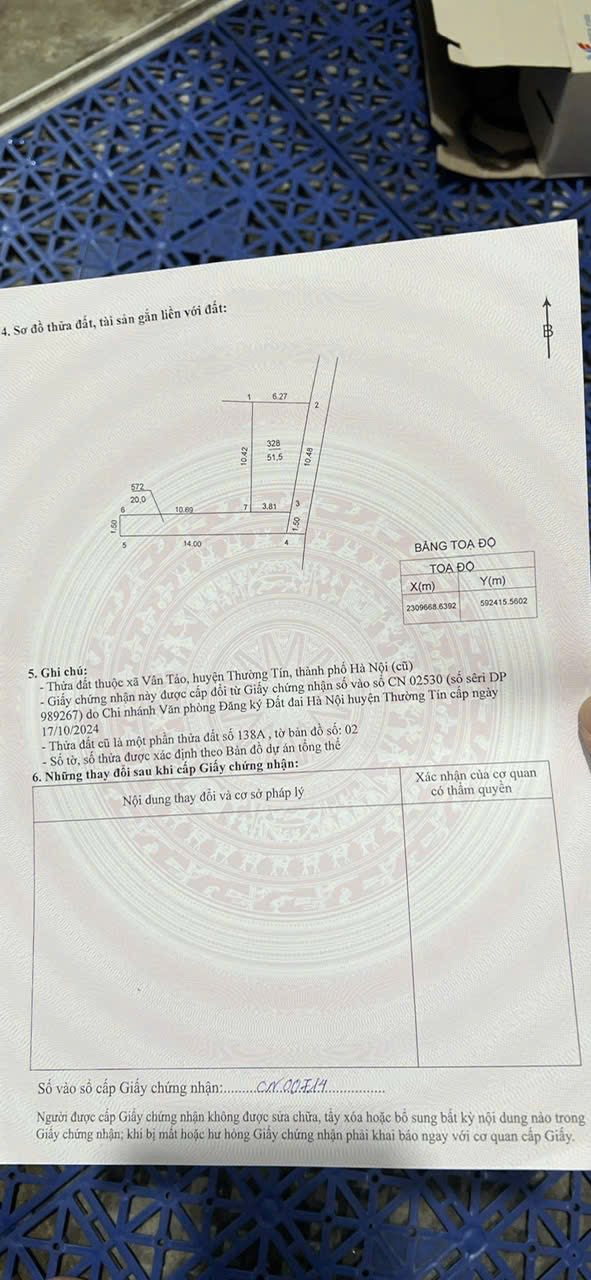 Nhà 3 tầng Vân Tảo 51.5m² giá 3 tỷ - Vị trí trung tâm thuận lợi!